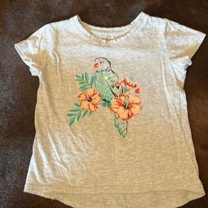 Size 6x t-shirt. Gray with bird on front